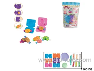 Colorful clay toys