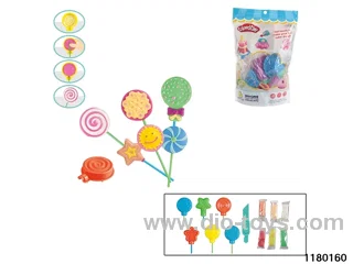 Colorful clay toys