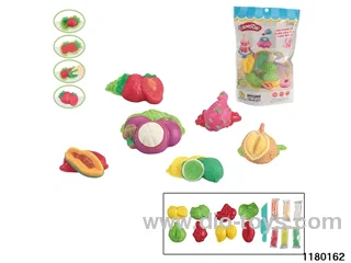 Colorful clay toys