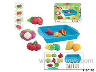 Colorful clay toys