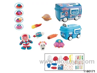 Colorful clay toys
