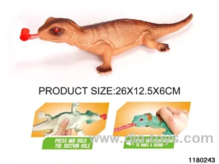 Vinyl Dinosaur Model（Pressing the tongue）