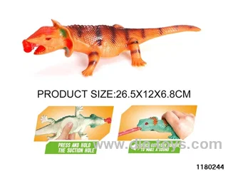 Vinyl Dinosaur Model（Pressing the tongue）