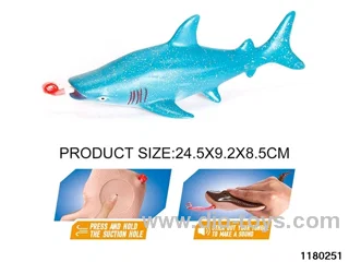 Vinyl whale shark model（Pressing the tongue）