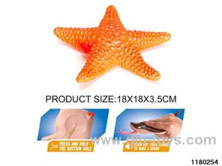 Vinyl starfish model（Pressing the tongue）
