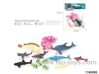 PVC marine animal model（10pcs）