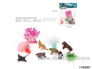 PVC marine animal model（10pcs）