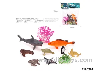 PVC marine animal model（10pcs）