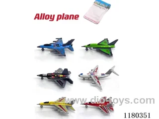 sliding alloy airplane
