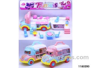 Fast food cart table and chair set