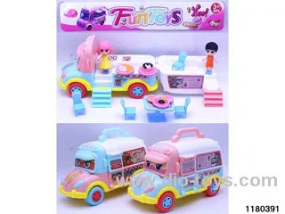 Fast food cart table and chair set