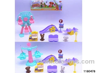 Ferris Wheel / Rotating Airplane Pet Set
