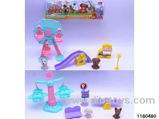 Ferris Wheel / Rotating Airplane Pet Set