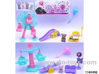 Ferris Wheel / Rotating Airplane Pet Set