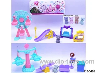 Ferris Wheel / Rotating Airplane Pet Set