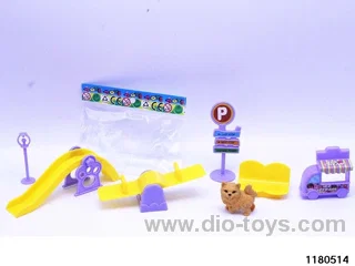 Slide + kittens（6pcs）