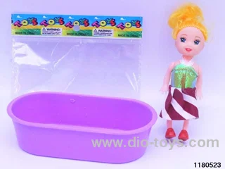 3 inch Doll Bath Set
