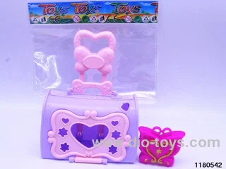 Trolley case + butterfly pendant