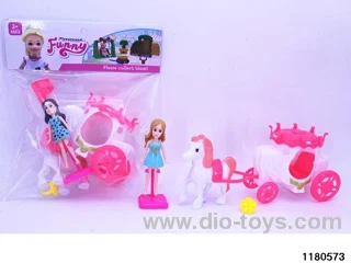 Barbie + Carriage Set