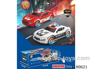 B/O universal alloy police car