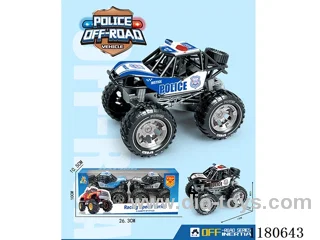 Bigfoot Inertia Crawler Police Car