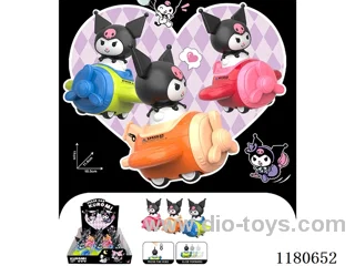 Press Glide Plane Sticky Car 9pcs/box