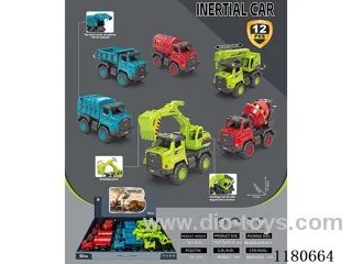 Inertia engineering car three mixed 12PCS / box