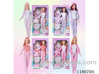 11 jointed set of dolls