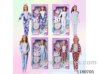 11 jointed set of dolls