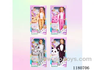 11 jointed set of dolls