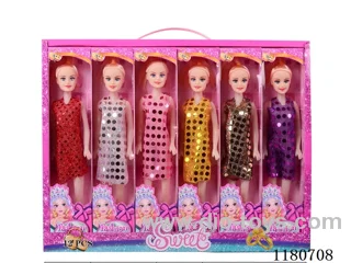 11.5 inch Barbie 12PCS