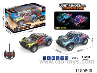 1:20 4ch rc car with light not inclueded battery