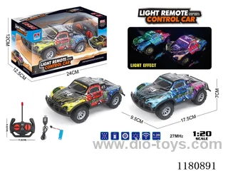 1:20 4ch rc car with light inclueded battery