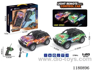 1:20 4ch rc car with light inclueded battery