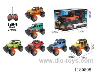 1:24 4ch rc car with light not inclueded battery