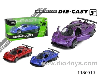 12CM Open Door Pagani alloy car pull back