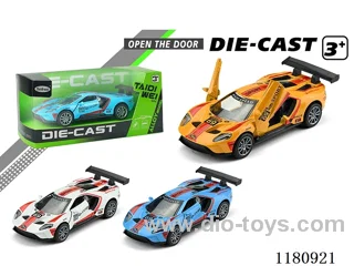 12CM Open Door New Ford Alloy Car pull back
