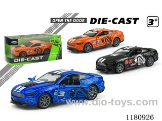 12CM Drive door New Mustang alloy car pull back