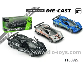 12CM open door Pagani alloy car pull back