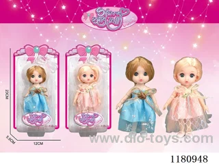 6 inch 17CM 12 joints doll