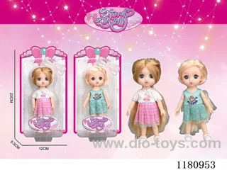 6 inch 17CM 12 joints doll