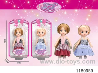 6 inch 17CM 12 joints doll