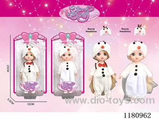6 inch 17CM 12 joints doll