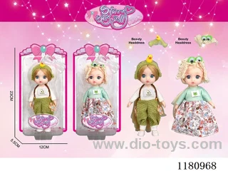 6 inch 17CM 12 joints doll