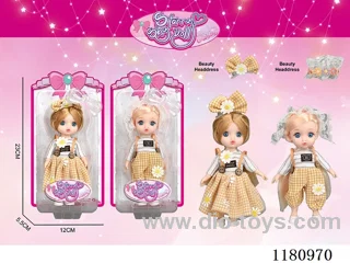 6 inch 17CM 12 joints doll