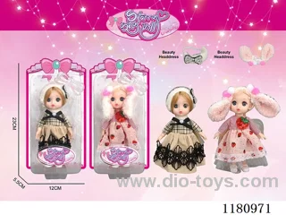 6 inch 17CM 12 joints doll