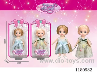 6 inch 17CM 12 joints doll