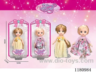 6 inch 17CM 12 joints doll