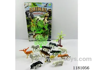 animal set 12PCS “4-6”CM