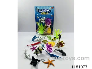 sea animals set 16PCS “5-9”CM